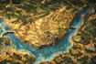 do map illustration fantasy map illustration