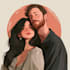 custom couple portrait romantic artistic illustration
