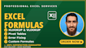 write excel formulas, fix errors and pivot tables