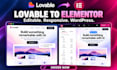convert lovable ai website to wordpress elementor