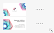 design modern business cards and print ready brand asset