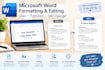 do professional microsoft word document formatting