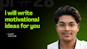 create motivational scripts and titles