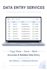 do accurate data entry, excel, copy paste and web research