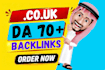 build high quality co uk seo authority backlinks