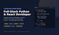 develop saas apps using python react and ml llm ai agents