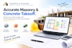 do masonry takeoff and concrete cost estimation for construction projects