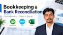 do bookkeeping and bank reconciliation using quickbook and xero