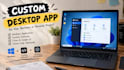 create a custom windows desktop software or utility
