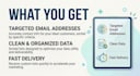 do accurate email scraping and build targeted email lists