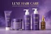 design luxury hair care and bottle labels