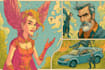 draw superhero characters and comic book scenes