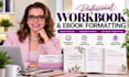 design workbook ebook formatting ebook redesign workbook kdp book formatting