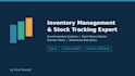 manage inventory data and create excel stock tracking sheets
