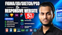 convert your website mockup, psd to html static website,figma to html