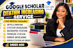 increase google scholar citation and write and publish research article