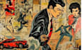 create retro comic style artwork for merch posters and covers
