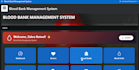 develop a blood bank management system with database