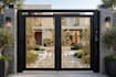 design modern main gate, laser cut gate, grill and railing
