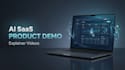 create an ai saas product demo and explainer video