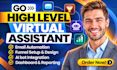 be your gohighlevel virtual assistant for CRM, funnels and automation