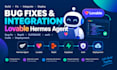 fix lovable hermes agent lovable bug fix replit supabase auth code deployment
