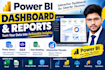 build professional power bi dashboard with dax, power query, data visualization