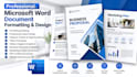format edit and design professional microsoft word documents