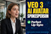 create avatar spokesperson video with lip sync