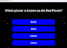create an interactive quiz game application