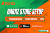 do daraz product listing and background removal