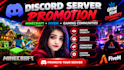 promote your server minecraft, fivem, discord server promotion