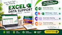 do excel data entry, merge, PDF to excel and data cleaning