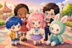 draw chibi anime or chibi cartoon character illustration