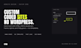 build a custom coded website with html css and javascript