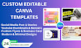 design eyecatching youtube thumbnails and social media posts