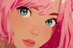create professional anime character digital art