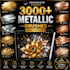 send 3000 procreate metallic mega brushes bundle