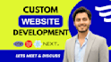 develop a full stack ai website with custom ai integration