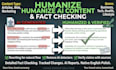 humanise ai content, proofread, and fact check your articles