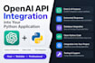 integrate openai chatgpt API into your python application