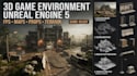 design 3d ue5 fps and shooter environments buildings terrain landscapes roads