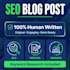 write SEO optimized blog post with keyword research