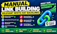 do manual link building with relevant white hat backlinks