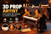 create stylized 3d game props and assets