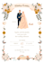 design luxury wedding invitation card