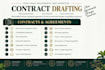 draft professional legal contracts and agreements