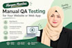do manual QA testing for your website or web app
