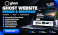 build ghost cms website ghost blog newsletter ghost theme setup ghost migration