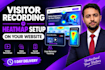 setup visitor recording and heatmap software on your website
